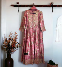 Load image into Gallery viewer, 2 pc Pink Golden Long Suit women clothing