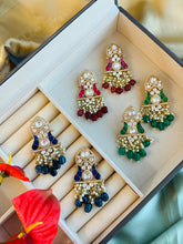 Load image into Gallery viewer, Multiple colors- Moissanite Enamel Statement premium Earrings