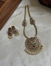 Load image into Gallery viewer, Simple kemp stone Cz Dainty Necklace set