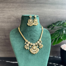 Load image into Gallery viewer, Kemp Stone Cz Chain Simple Necklace set