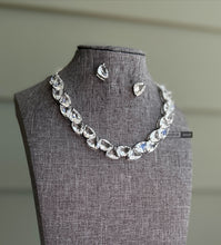 Load image into Gallery viewer, American diamond Swarovski Inspired Dainty necklace set