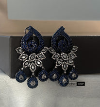 Load image into Gallery viewer, American diamond Invisible Victorian Earrings