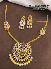 Load image into Gallery viewer, Simple kemp stone Cz Dainty Necklace set