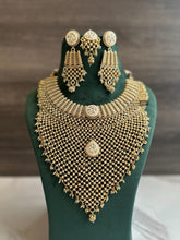 Load image into Gallery viewer, Heritage Rajwadi Statement Kundan Jali work Premium Grand Necklace set