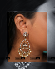 Load image into Gallery viewer, Premium Tayani 22k Gold Plated Drop Jhumka Dangling Earrings