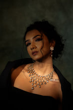 Load image into Gallery viewer, Premium Moissanite Antique Tassel Hanging Necklace set