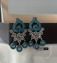 Load image into Gallery viewer, American diamond Invisible Victorian Earrings