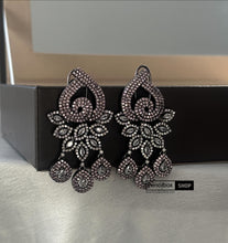 Load image into Gallery viewer, American diamond Invisible Victorian Earrings