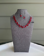 Load image into Gallery viewer, American diamond Swarovski Inspired Dainty necklace set