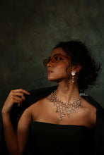 Load image into Gallery viewer, Premium Moissanite Antique Tassel Hanging Necklace set