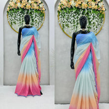Load image into Gallery viewer, PRE ORDER ALIA BHATT Series Multicolor Pastel Saree
