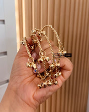 Load image into Gallery viewer, 🆕 Kashmiri golden Ghungroo Brass premium Cuff Openable 4 pcs SET