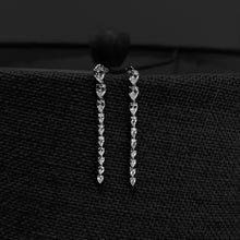 Load image into Gallery viewer, PRIYANKA CHOPRA INSPIRED SILVER SOLITAIRE AMERICAN DIAMOND EARRINGS