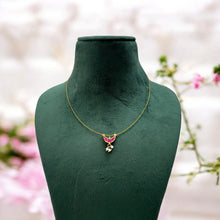 Load image into Gallery viewer, Invisible Single Pachi kundan Simple necklace