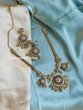 Load image into Gallery viewer, Kemp Stone Cz Chain Simple Necklace set