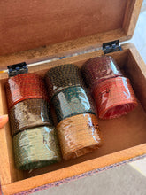 Load image into Gallery viewer, Whole BOX 8 colors SIZE 2.4 GLASS BANGLES MIX COLORS
