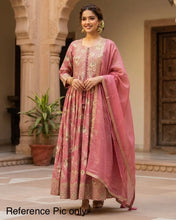 Load image into Gallery viewer, 2 pc Pink Golden Long Suit women clothing