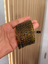 Load image into Gallery viewer, Navratri 7 color Glass Bangle Combo SET