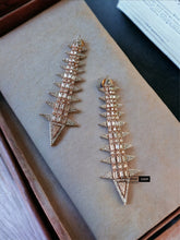 Load image into Gallery viewer, American diamond cz Long dangling earrings