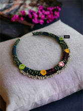 Load image into Gallery viewer, Handmade Thread Mirror Hasli Necklace