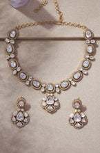 Load image into Gallery viewer, Premium Golden Moissanite Necklace set
