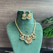 Load image into Gallery viewer, Kemp Stone Cz Chain Simple Necklace set