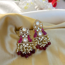 Load image into Gallery viewer, Multiple colors- Moissanite Enamel Statement premium Earrings