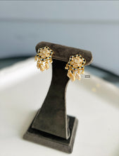 Load image into Gallery viewer, Sophia Blue 22k Gold plated meenakari Tayani Choker Premium Statement Necklace set