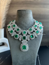 Load image into Gallery viewer, Alia bhatt American diamond Cz necklace choker set