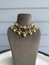 Load image into Gallery viewer, 92.5 Silver coated german silver Finish ghungroo pachi necklace