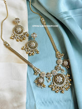 Load image into Gallery viewer, Kemp Stone Cz Chain Simple Necklace set