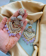 Load image into Gallery viewer, Tayani pink long statement Elephant Earrings