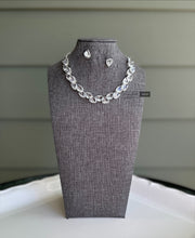 Load image into Gallery viewer, American diamond Swarovski Inspired Dainty necklace set