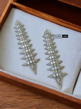 Load image into Gallery viewer, American diamond cz Long dangling earrings