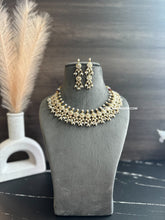 Load image into Gallery viewer, Real pearls flower Dainty exclusive Premium necklace set