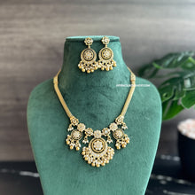 Load image into Gallery viewer, Kemp Stone Cz Chain Simple Necklace set