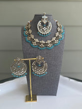 Load image into Gallery viewer, Mirror Beads necklace set with maangtikka