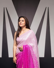 Load image into Gallery viewer, Kajol Bollywood saree inspired Sequins Saree women clothing
