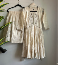 Load image into Gallery viewer, 3 pc White Lace Sharara Set women clothing