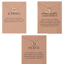 Load image into Gallery viewer, charm necklaces message necklace