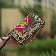 Load image into Gallery viewer, Embroidery Ethnic wallets for women on sale, women wallet style,small wallet for ladies,SALE