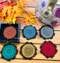 Load image into Gallery viewer, Set of 6 Tribal Printed Coasters Home Decor
