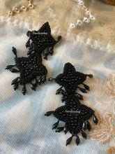 Load image into Gallery viewer, Handmade Fabric Beaded Earrings for women