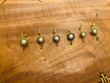 Load image into Gallery viewer, Pearl studded non pierced nose pin -Golden