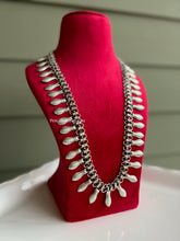 Load image into Gallery viewer, Kohlapuri German silver Fish Long simple necklace