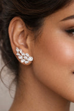 Load image into Gallery viewer, Evergreen Premium Solitaire Lookalike Small Ear crawler Stud Earrings
