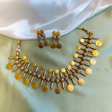 Load image into Gallery viewer, TRENDING lakshmi ji  Coin Golden Necklace set
