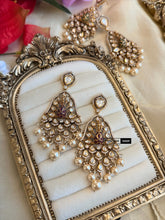 Load image into Gallery viewer, Ruby Premium Tayani 22k Gold Plated Epoxy 3D peacock Dangling Earrings
