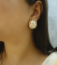 Load image into Gallery viewer, COMBO Moissanite Cz Round Stud Premium Earrings ring

