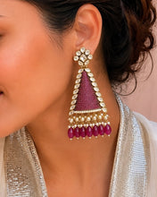 Load image into Gallery viewer, Colors- Invisible Cz Moissanite Premium Long  Earrings

